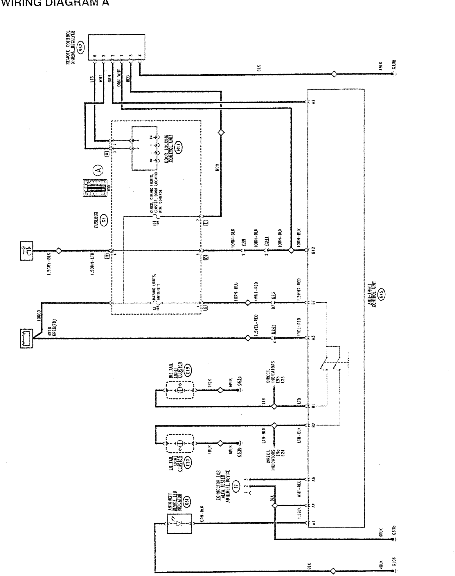 Wiring diagram a