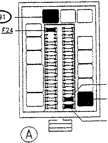 Diagram of an electrical connector with labeled terminals.