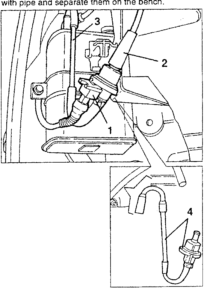 Solenoid valve removal diagram