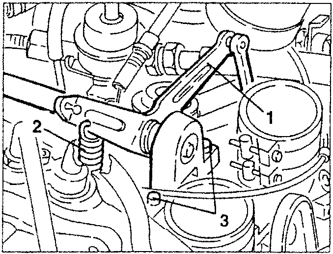 Throttle control shaft removal