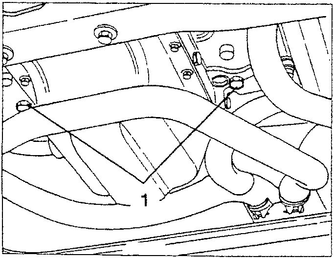 Plugs under crankcase