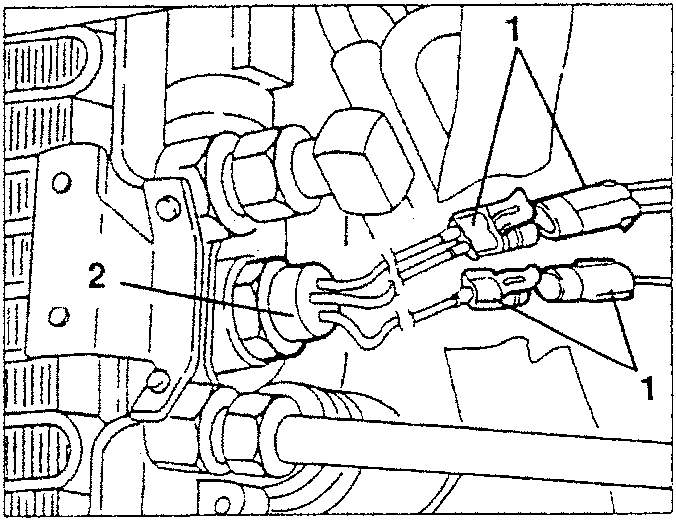 Electrical connections of fan control thermal contact being disconnected.