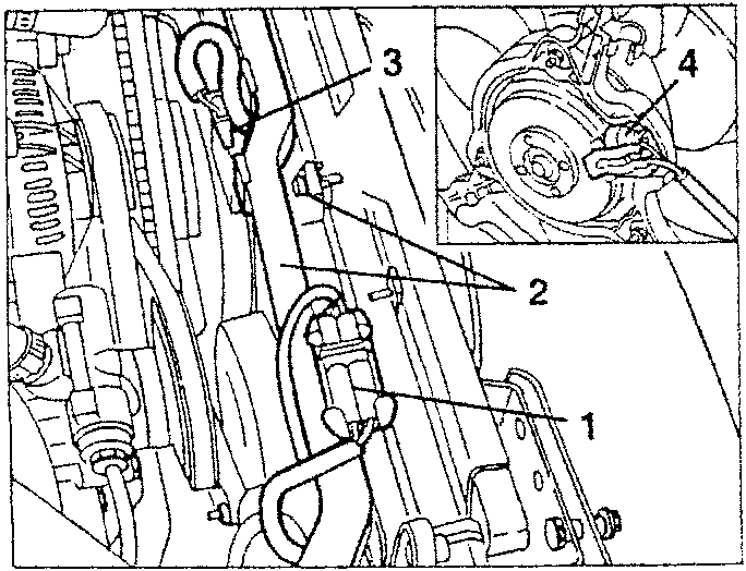 Diagram showing electrical connections and fan mounting points