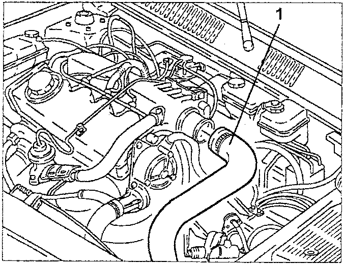 Air delivery pipe disconnected from inter-cooler to intake box