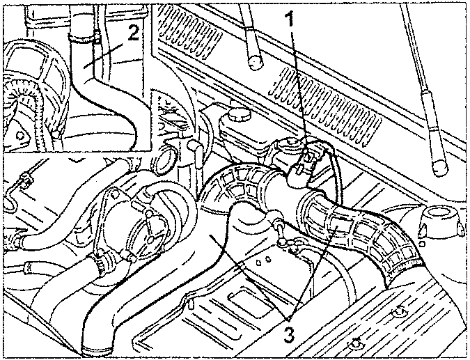 Air delivery pipe with clamps