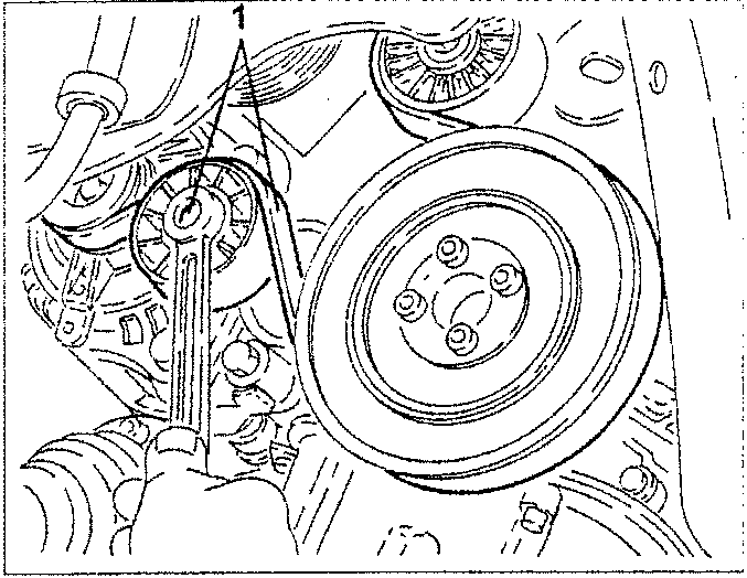 Engine belt tensioner and pulley