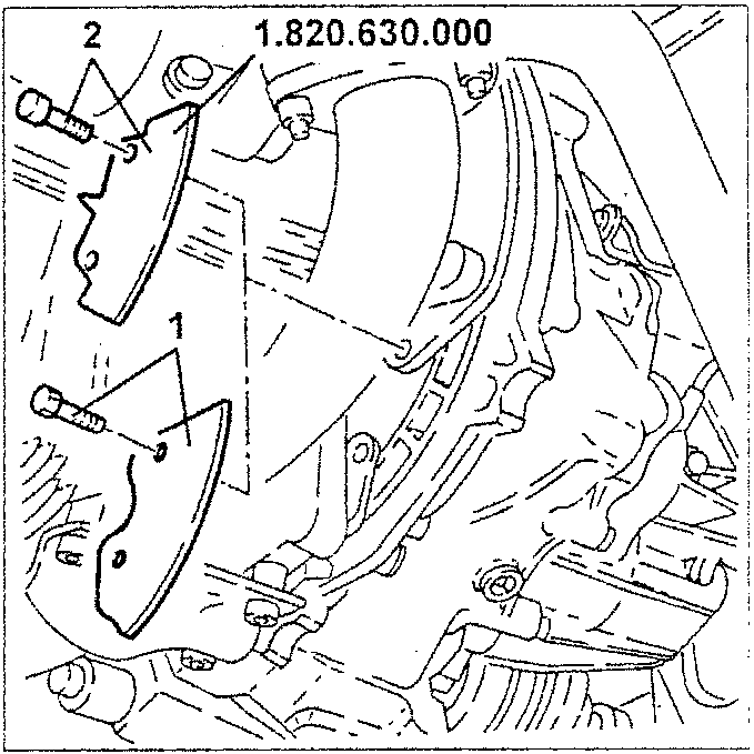 Flywheel lower guard with stopper tool