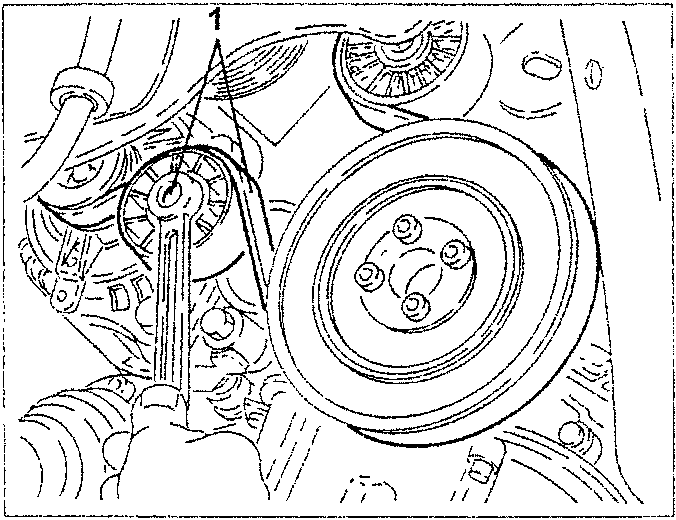 Tensioner and auxiliary belt