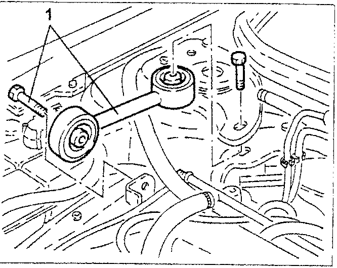 Power unit reaction rod removal