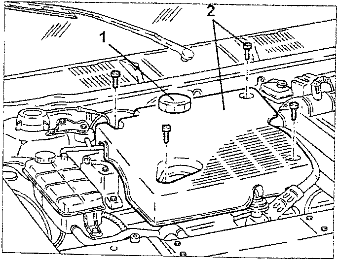 Engine cover removal
