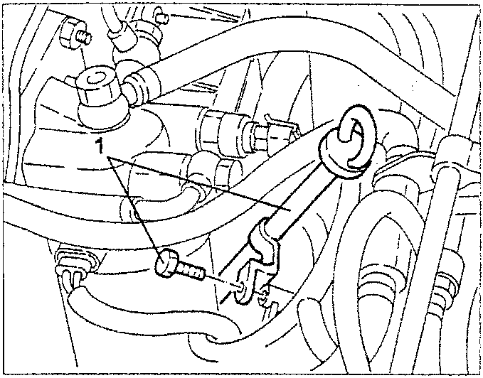 Engine oil dipstick guide pipe with upper screw