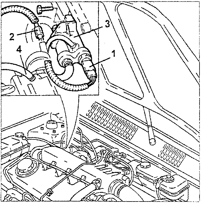 Fuel pressure pump with electrical connections and pipes