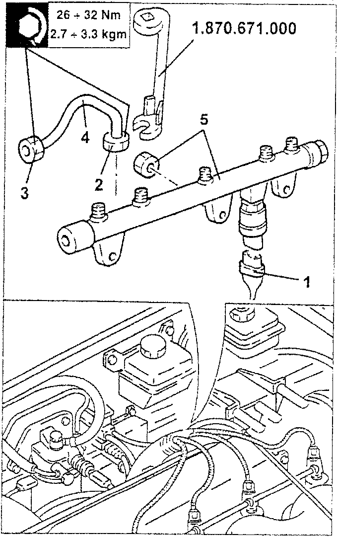 Delivery Manifold with Torque Specifications