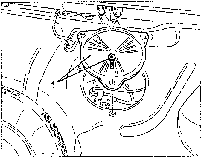 Submerged pump assembly with lid removed