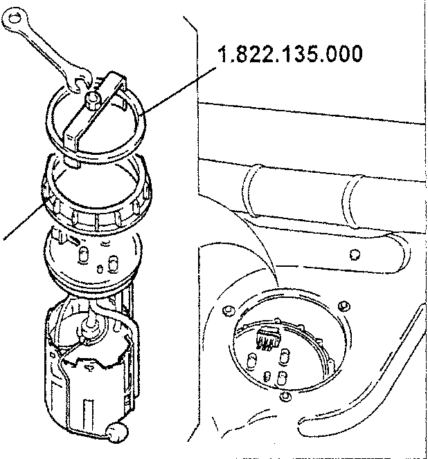 Tool removing submerged pump assembly