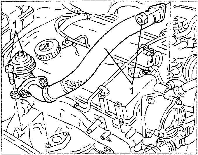Heat shield removal from exhaust manifold and oil heat exchanger outlet pipe