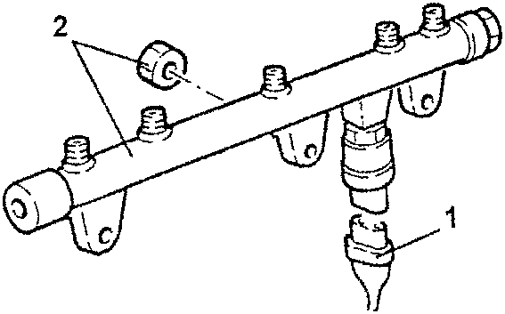 Fuel delivery manifold removal