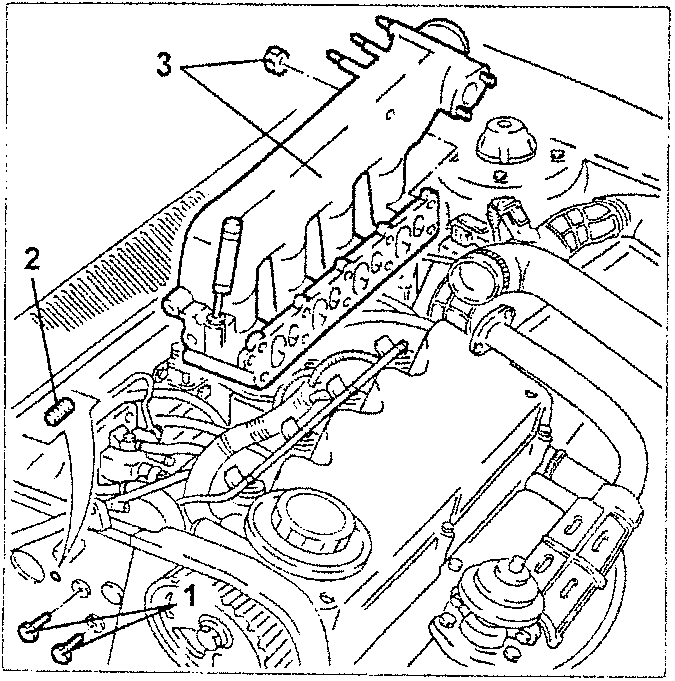 Air box with pressure pump support and fastening nuts