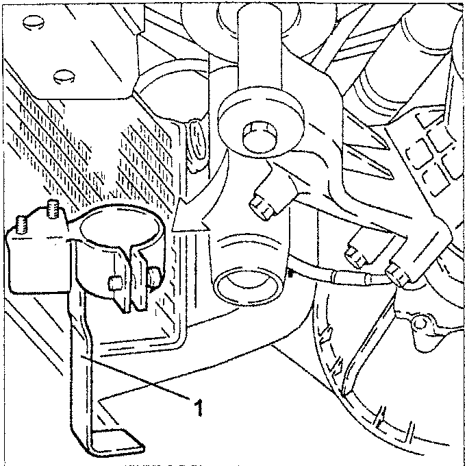 air conditioning system drier filter support