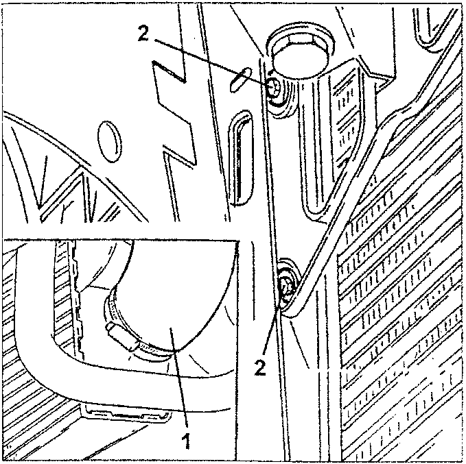 intercooler clamp and support bracket