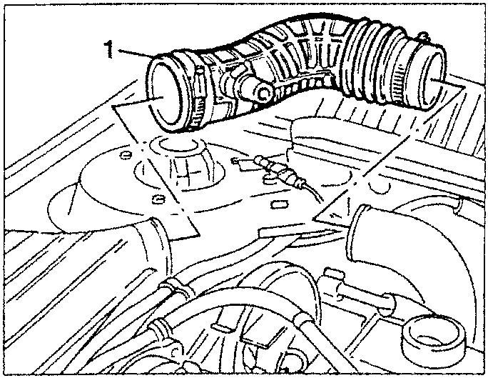 Corrugated air intake removal