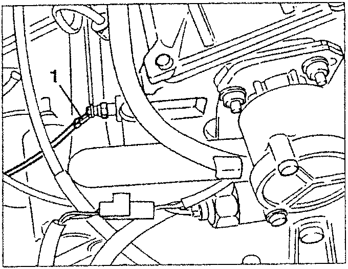 Power supply electrical connection to the heater plug