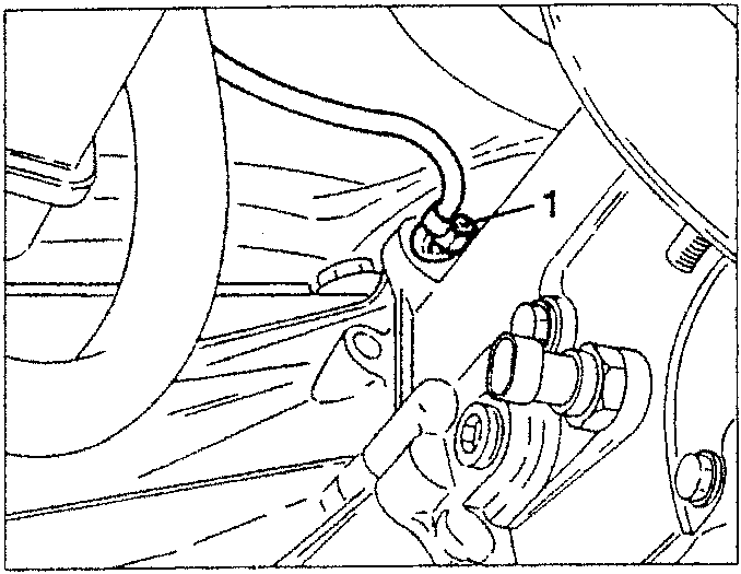 Negative battery terminal ground point