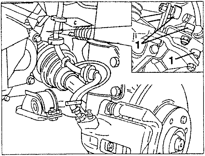 Gear control rod disconnection point