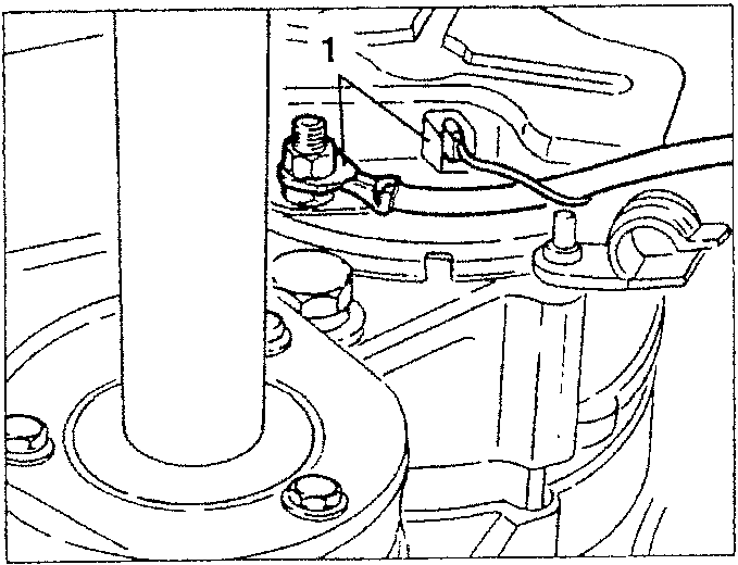Electrical connections to alternator