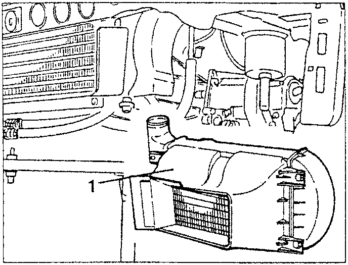 Engine with intercooler and manifold