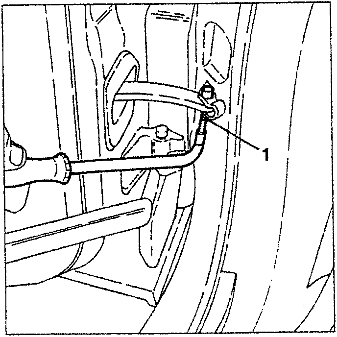 Door check rod pin removal
