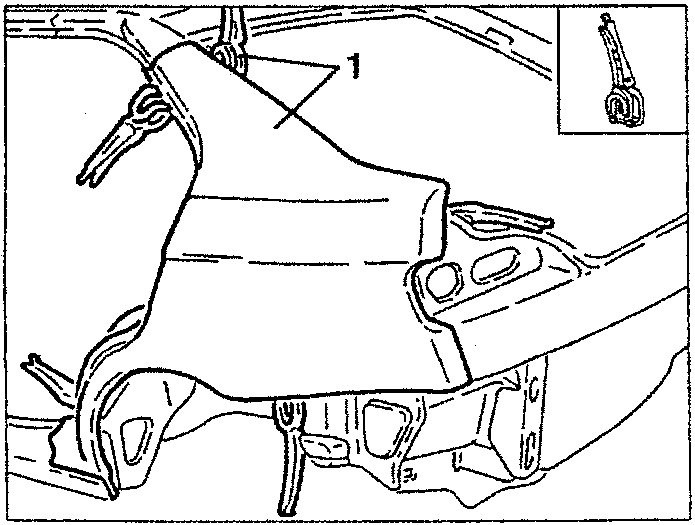 Positioning rear mudguard with clamps
