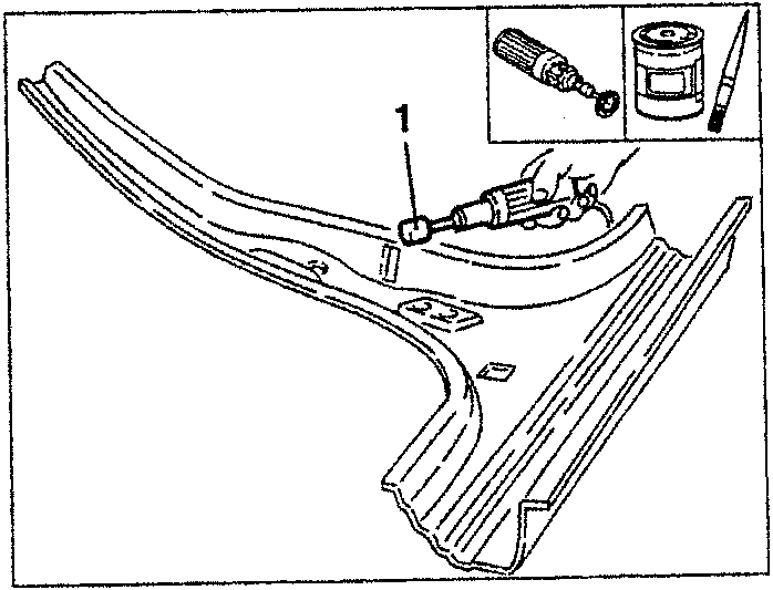 Diagram showing cleaning and applying protection to welding areas
