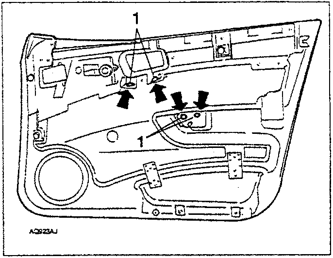 Diagram showing removal of armrest handle by pulling it upwards.