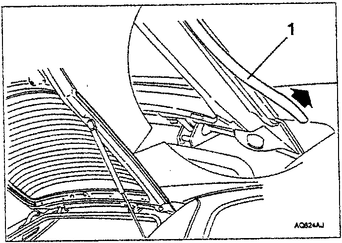 Diagram showing removal of side seals