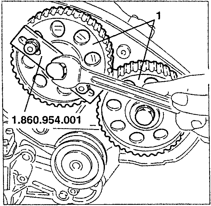 Camshaft drive pulley removal with puller tool