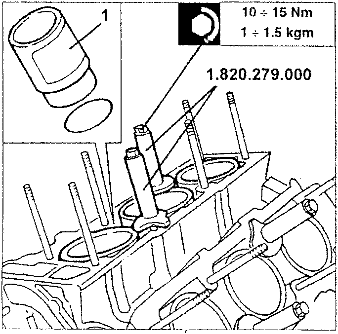 Cylinder liner installation with tool