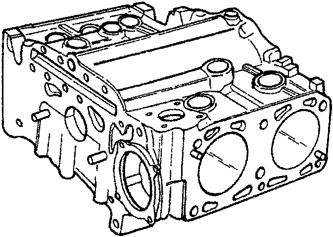 Crankcase with machined grooves