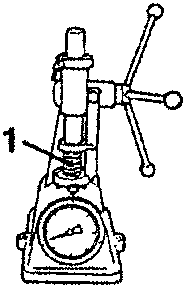 Torque meter for spring testing diagram