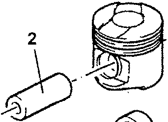 Piston and connecting rod diagram
