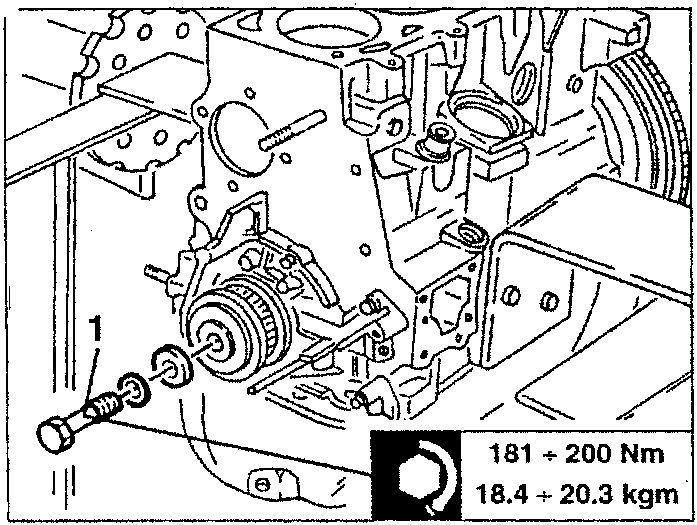 Timing control pulley with torque specification