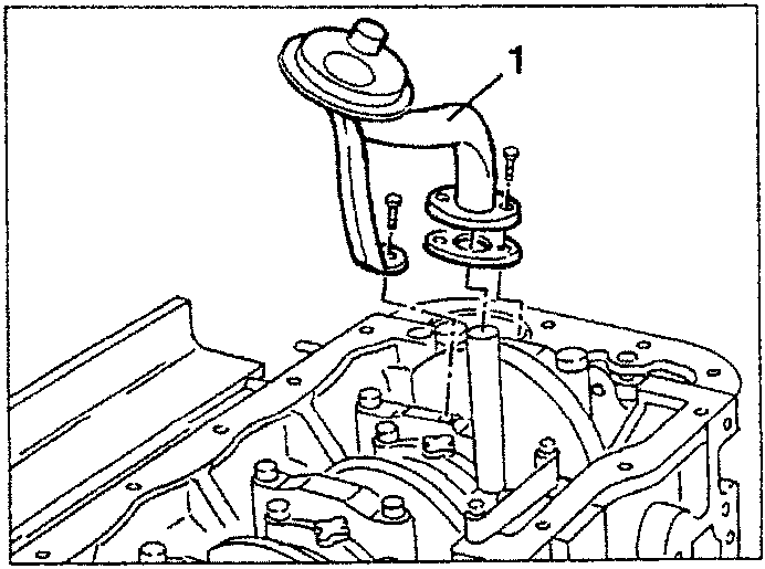 Suction device for engine oil pump