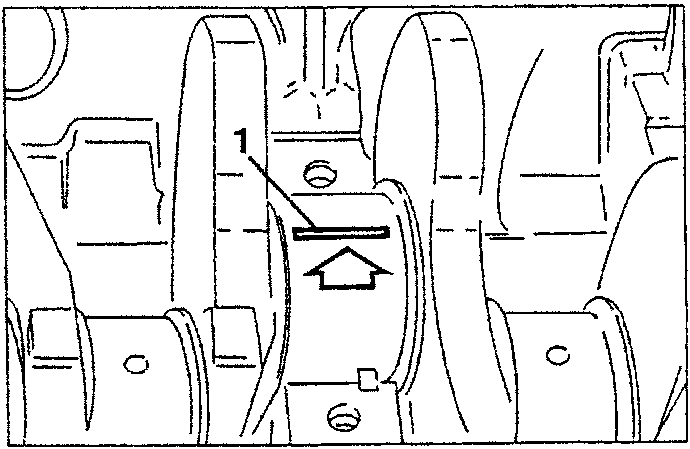 Illustration showing a calibrated wire resting on a journal.