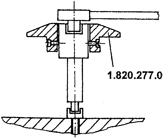 Graduated disk tool 1.820.277.000 for angle tightening