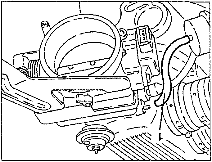 Air intake box with vacuum regulator and fuel pipe connection