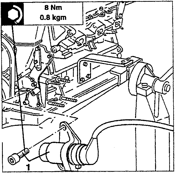 Engine diagram showing rpm and timing sensor removal