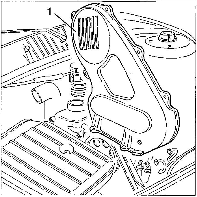 Timing belt front cover 1