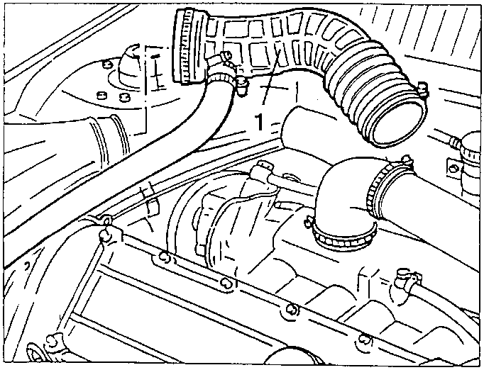 Air intake corrugated sleeve 1