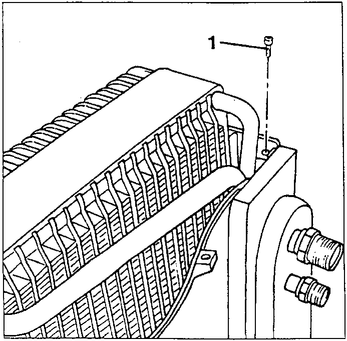 Evaporator fastening screw (1)