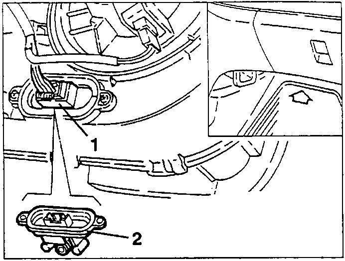 Fan resistance connection (1) and the fan resistance (2)